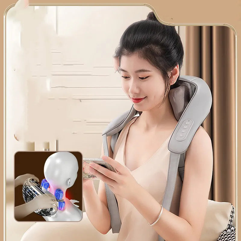 Professional Wireless Neck Shoulder Back Massager